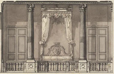 Bettalkoven für den Herzog von Orléans, Palais Royal, Paris